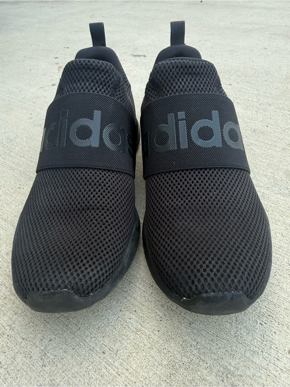 Adidas Lite Racer Adapt 4.0 Cloudfoam Triple Black Sneakers Men’s 9.5